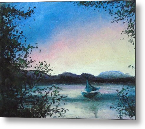 Happy Boat - Metal Print Hot on Sale