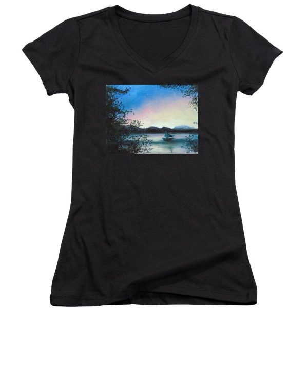 Happy Boat - Women s V-Neck Online Hot Sale