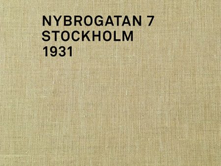 Gunnar Asplund Nybrogatan 7 Stockholm 1931 Online now