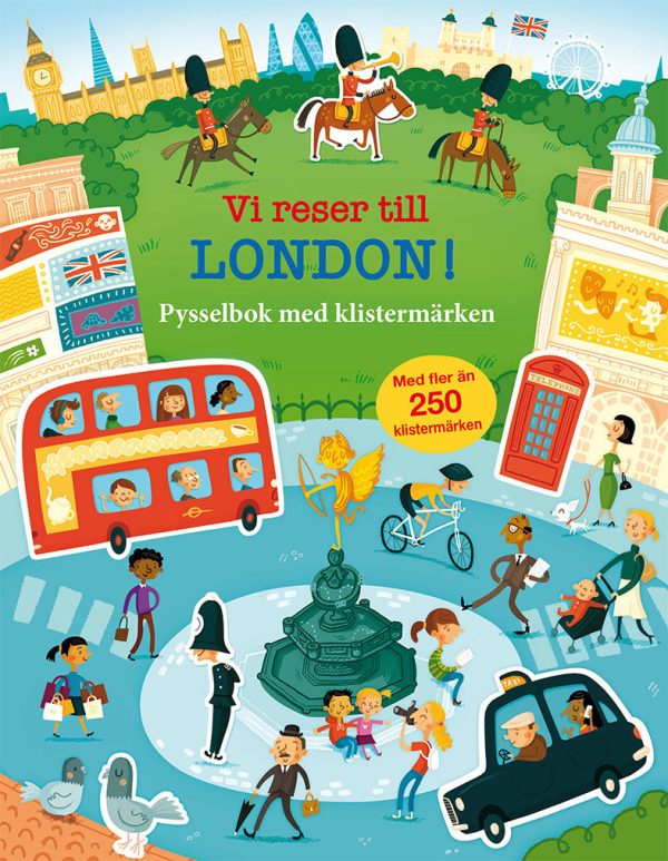 Vi reser till London! Pysselbok med klistermärken Hot on Sale