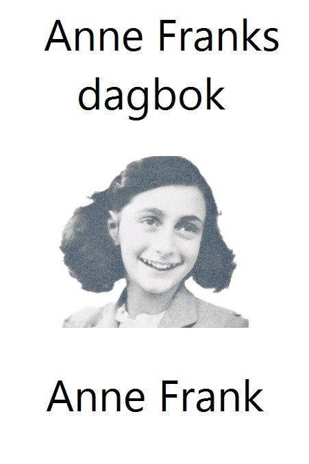 Anne Franks dagbok For Discount