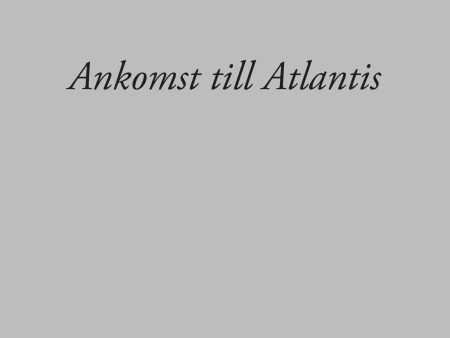 Ankomst till Atlantis Online Hot Sale