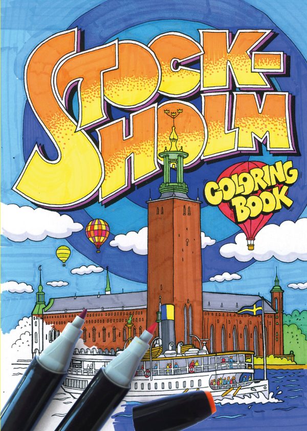 Stockholm coloring book Online now